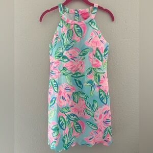 Lilly Pulitzer, Girls Sophelia Shift Dress, Floral Totally Blossom, Sz 16